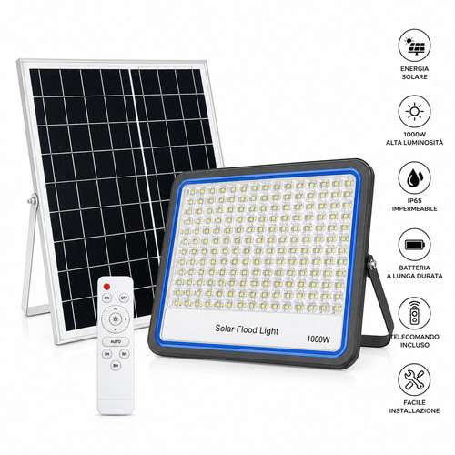 Faro led solare - faro,