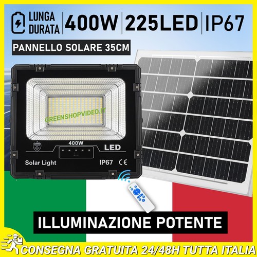 Faro 400w 225 led con - 225, pannello