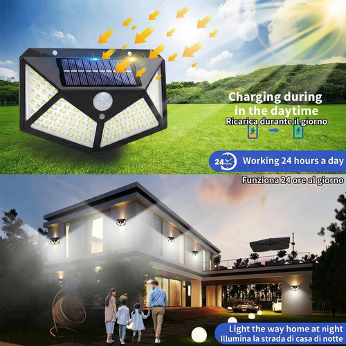 Faretto solare led - led, (2