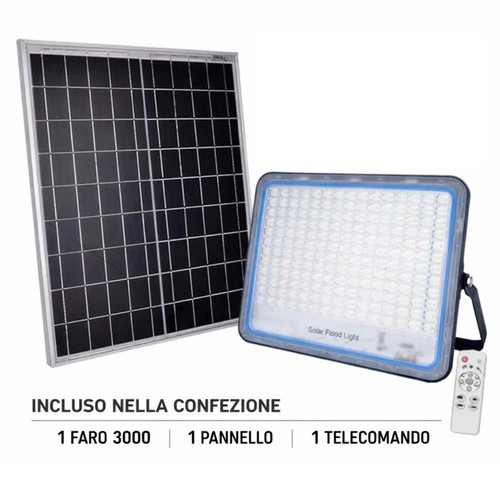 Faro solare 3000w - faro,